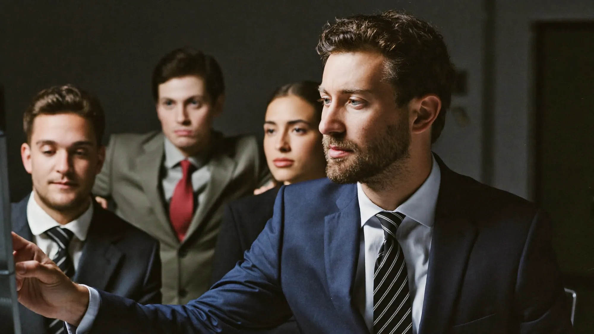 Concerned executives during a stalled project, illustrating why most digital transformations fail
