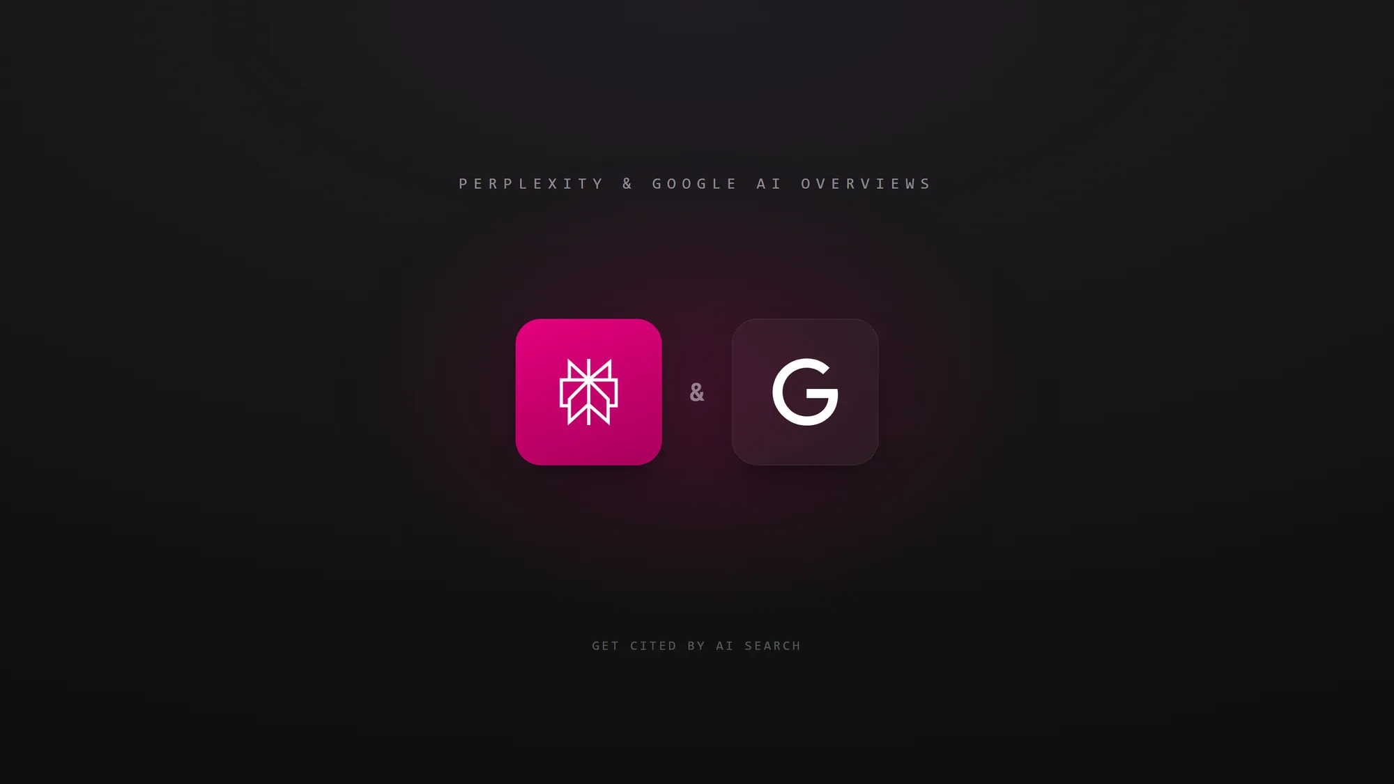 Logos de Perplexity y Google, ilustrando cómo ser citado por Perplexity y Google AI Overviews