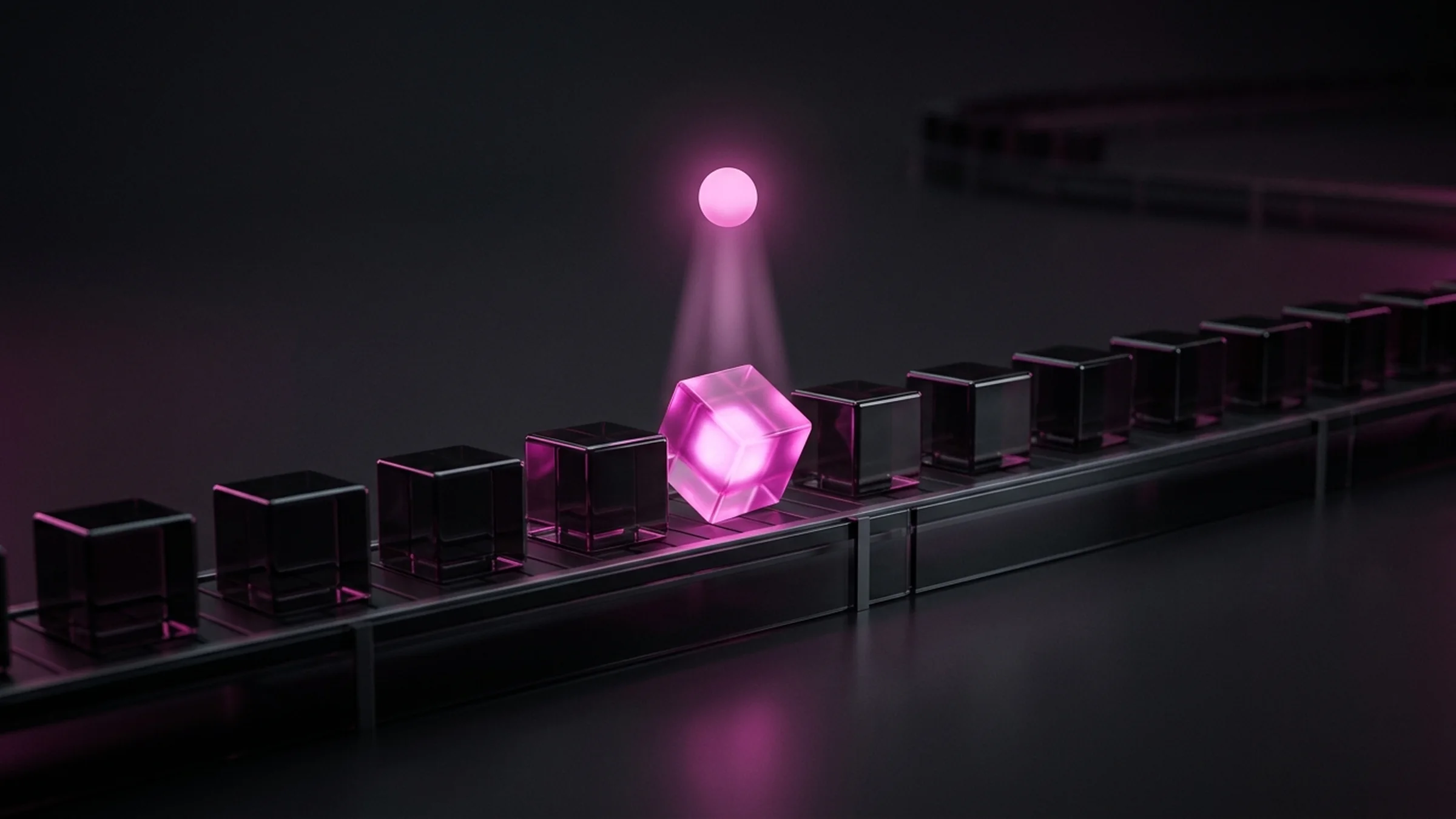 An automated process running itself while AI catches the one item that falls out of line and puts it back on track