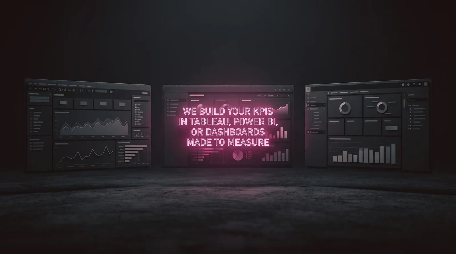 Tableau · Power BI · a la medida