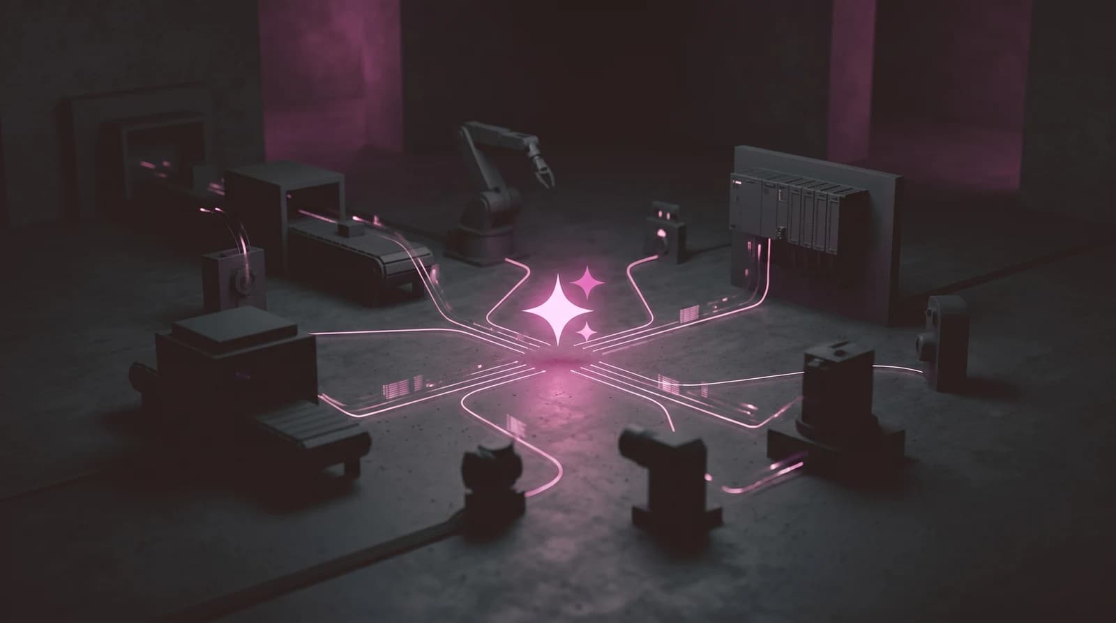Connect the machines