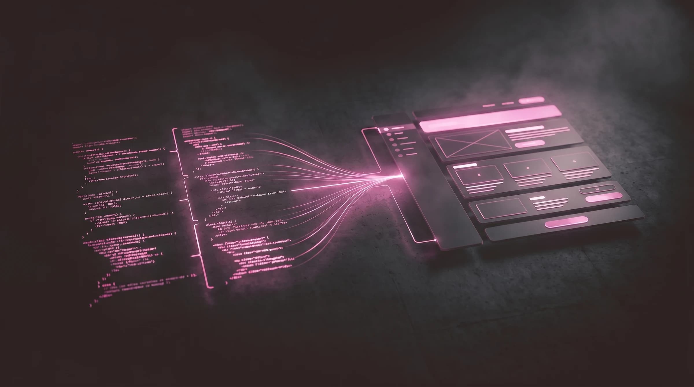 A custom website being designed, built, and optimized to rank